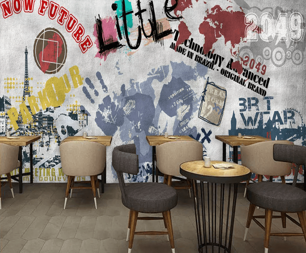 3D Color Graffiti 71 Wallpaper AJ Wallpaper 2