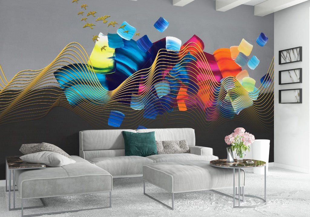 3D Color Splash 532 Wall Murals Wallpaper AJ Wallpaper 2