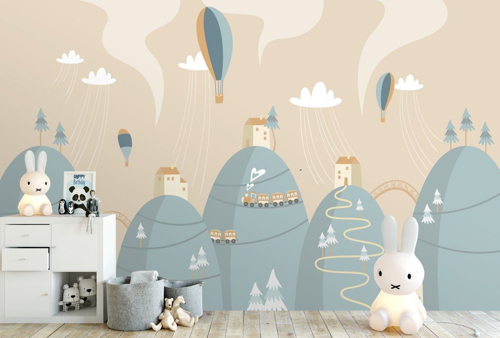 3D Hot Air Balloon 813 Wall Murals Wallpaper AJ Wallpaper 2