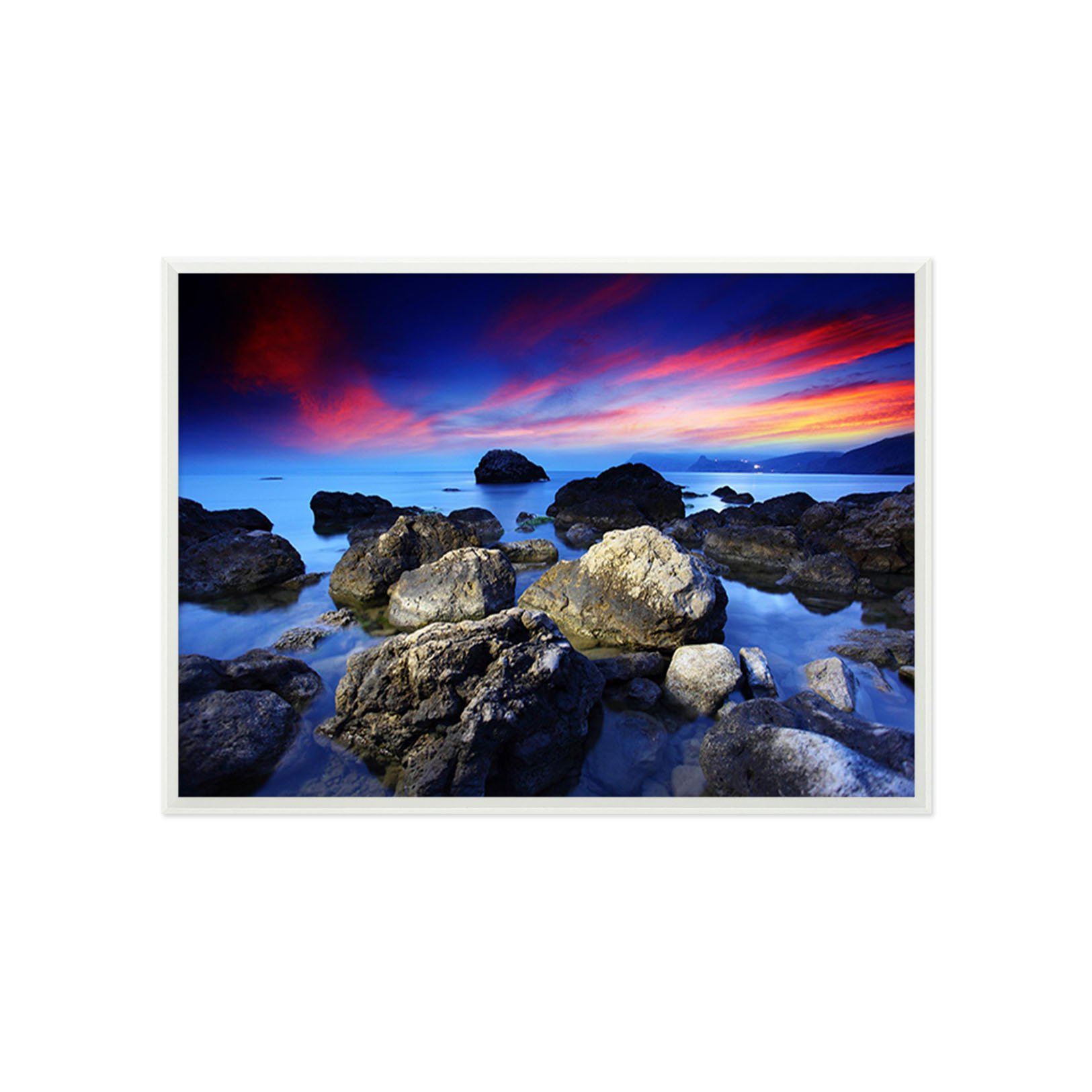 3D Evening Stones 069 Fake Framed Print Painting Wallpaper AJ Creativity Home