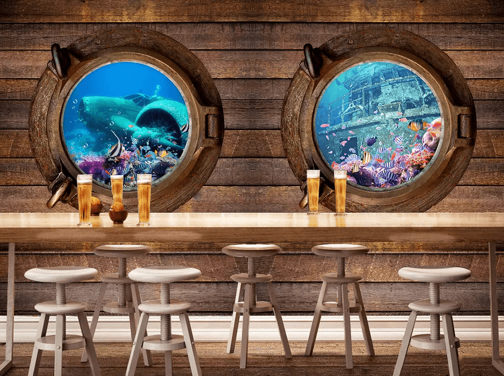 3D Ship Window 22 Wallpaper AJ Wallpaper 2