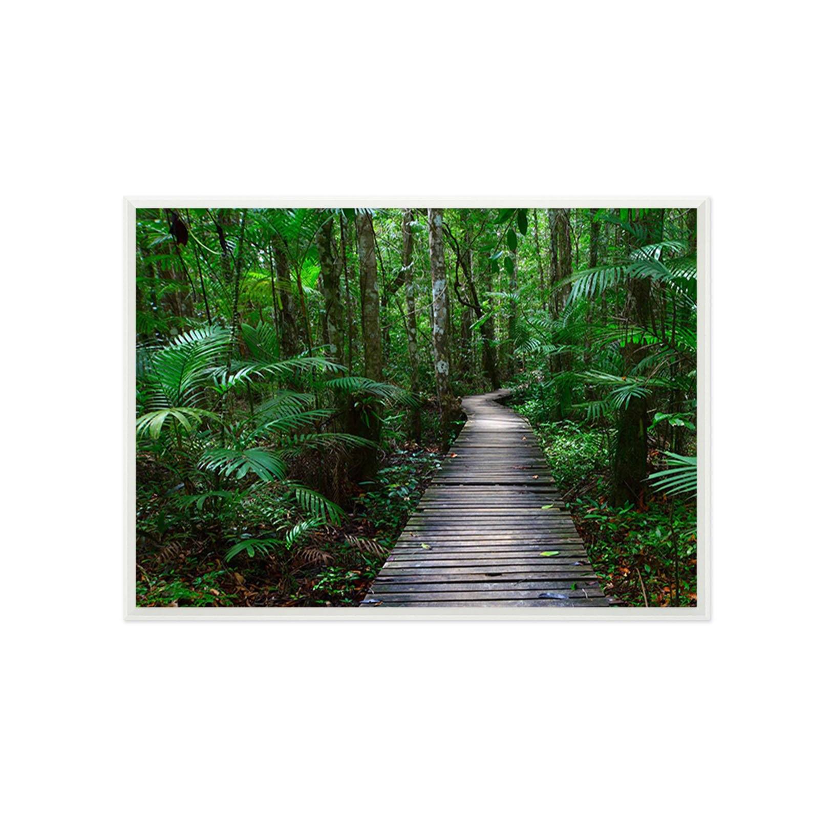 3D Quiet Trail 072 Fake Framed Print Painting Wallpaper AJ Creativity Home