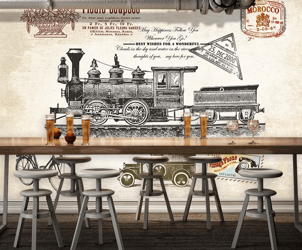 3D Train Bicycle 135 Wallpaper AJ Wallpaper 2