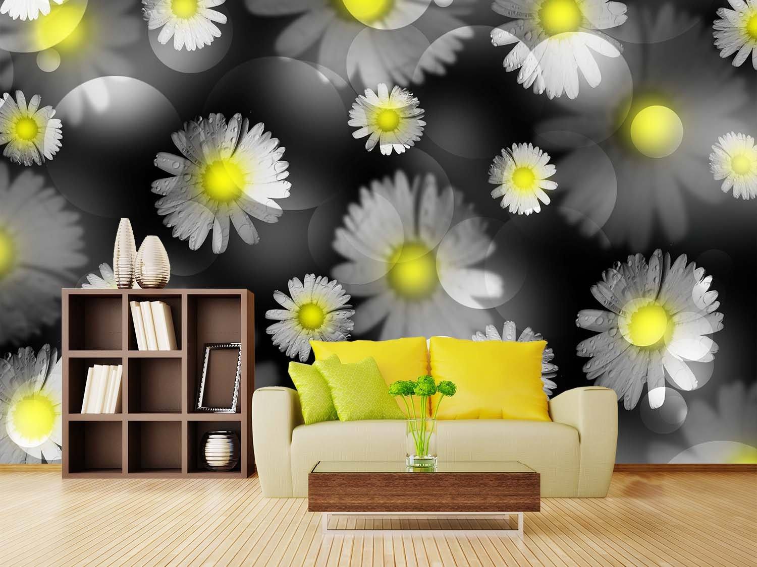 3D Daisy Cluster 198 Wallpaper AJ Wallpaper