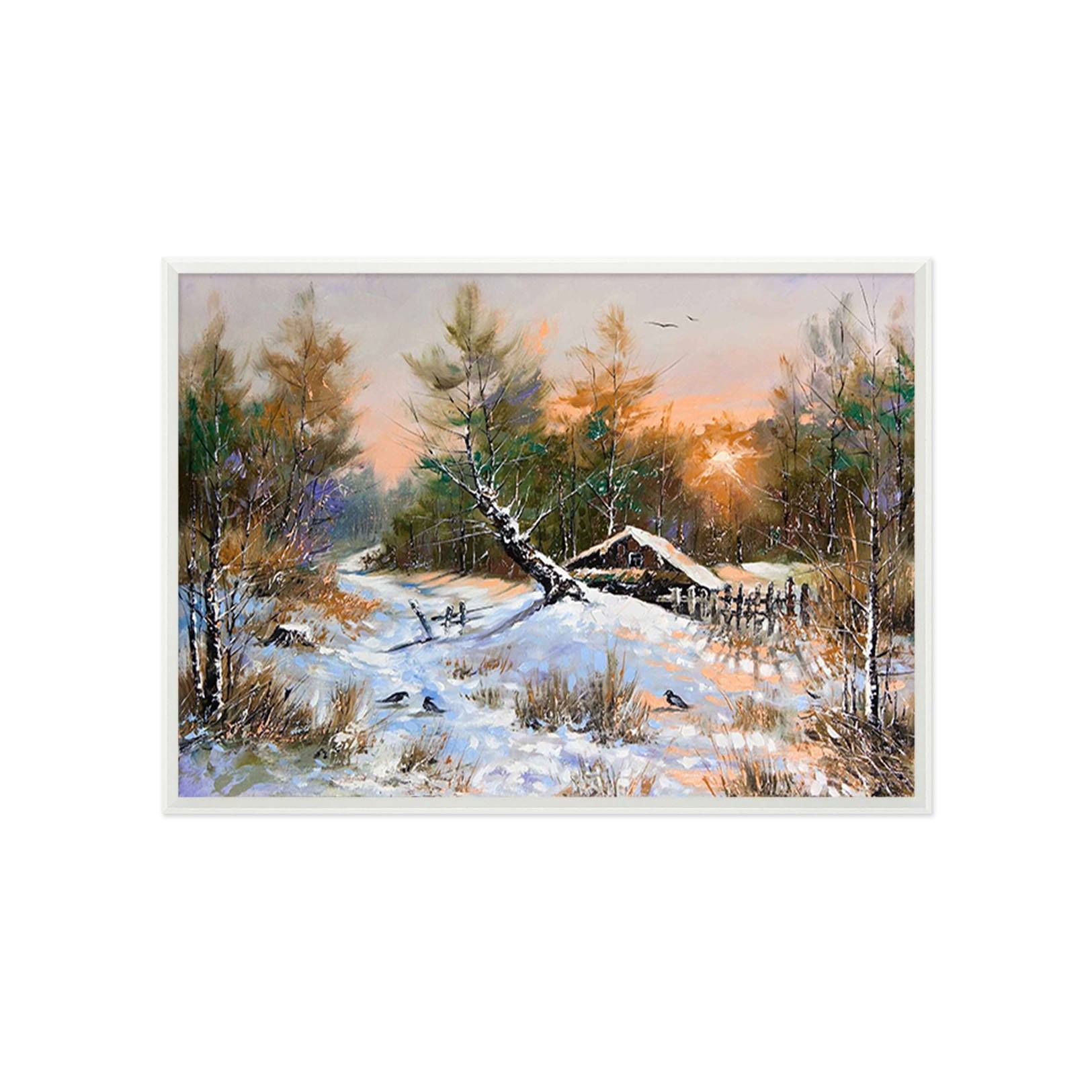 3D Landscape Tree 168 Fake Framed Print Painting Wallpaper AJ Creativity Home