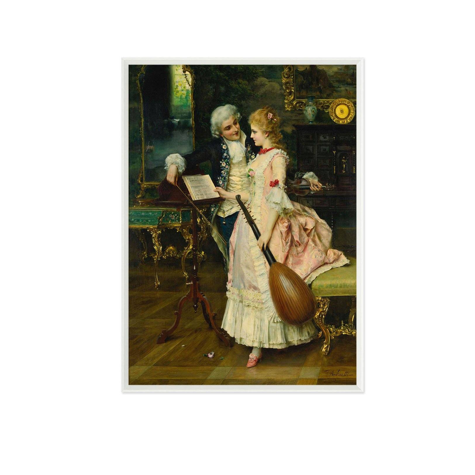 3D Intimate Lovers 145 Fake Framed Print Painting Wallpaper AJ Creativity Home