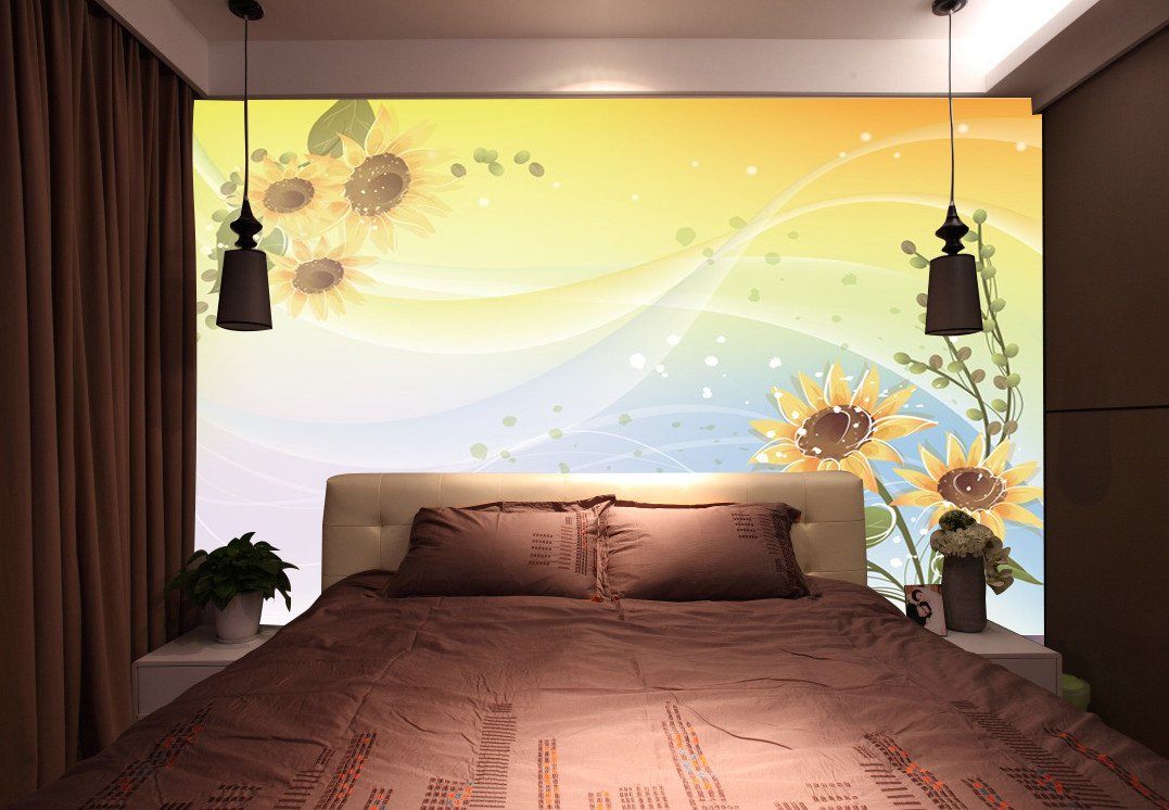 Sunflowers Wallpaper AJ Wallpaper