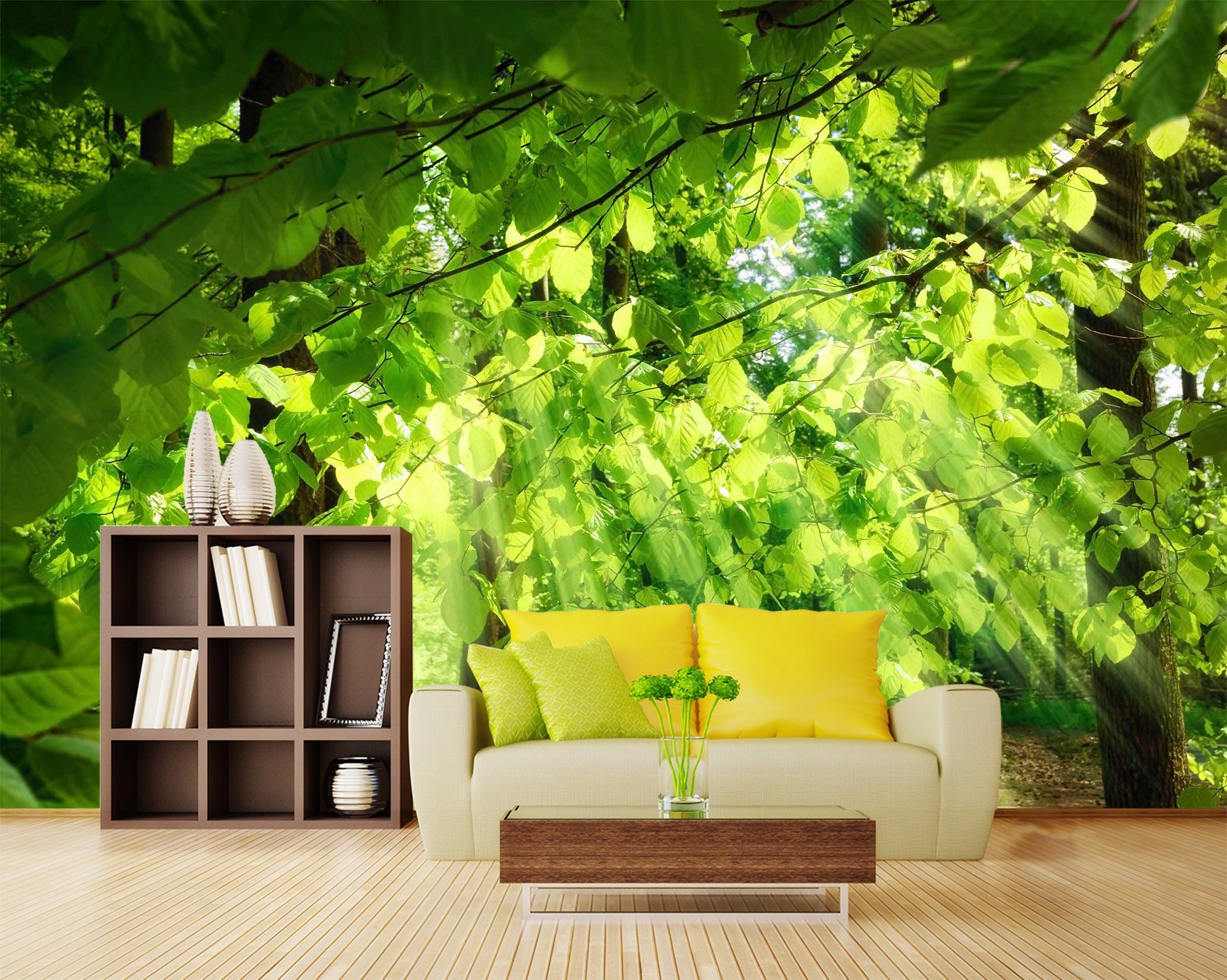 3D Shade Trees 646 Wallpaper AJ Wallpaper