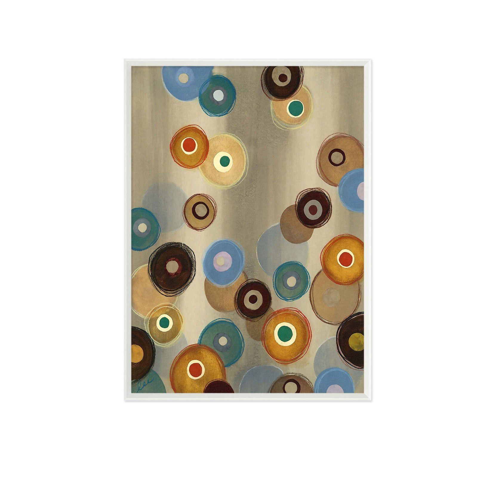 3D Circle In Circle 118 Fake Framed Print Painting Wallpaper AJ Creativity Home