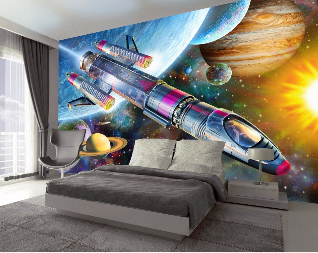 3D Rocket Launch 857 Wall Murals Wallpaper AJ Wallpaper 2
