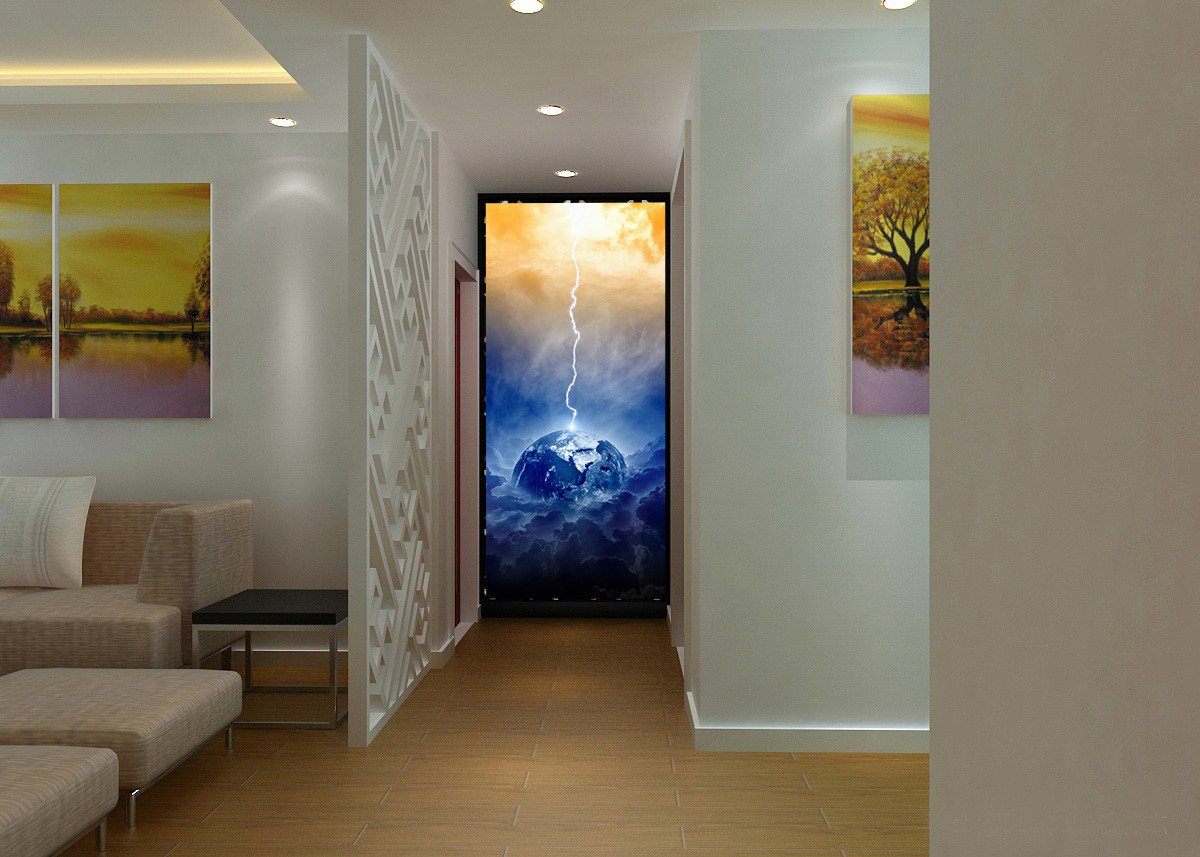 Lightning Strong Scene Wallpaper AJ Wallpaper