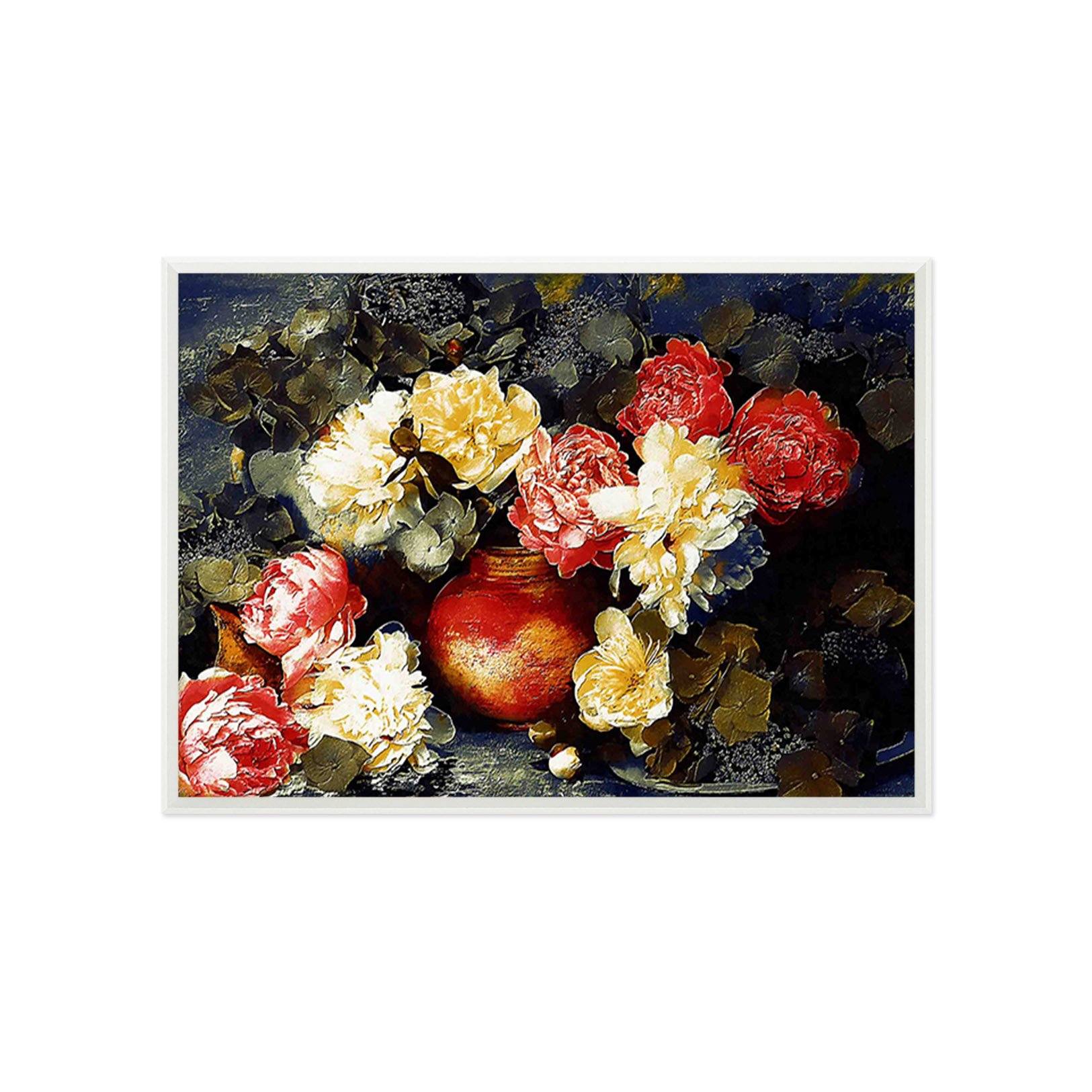 3D Flower Bunch 119 Fake Framed Print Painting Wallpaper AJ Creativity Home