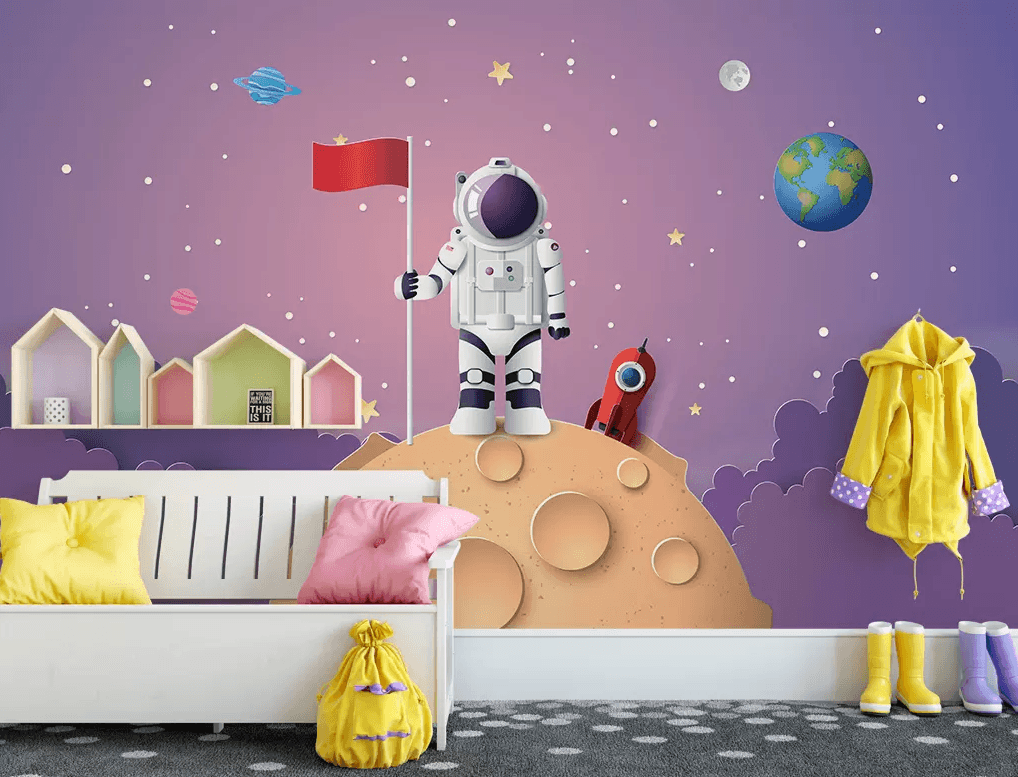 3D Planet Astronaut 366 Wallpaper AJ Wallpaper 2