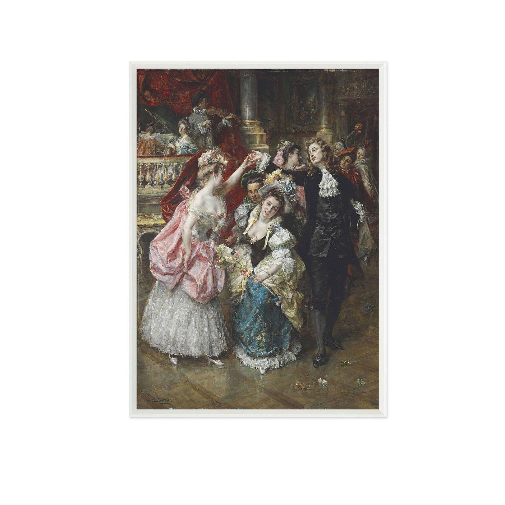 3D Party Dancing 142 Fake Framed Print Painting Wallpaper AJ Creativity Home