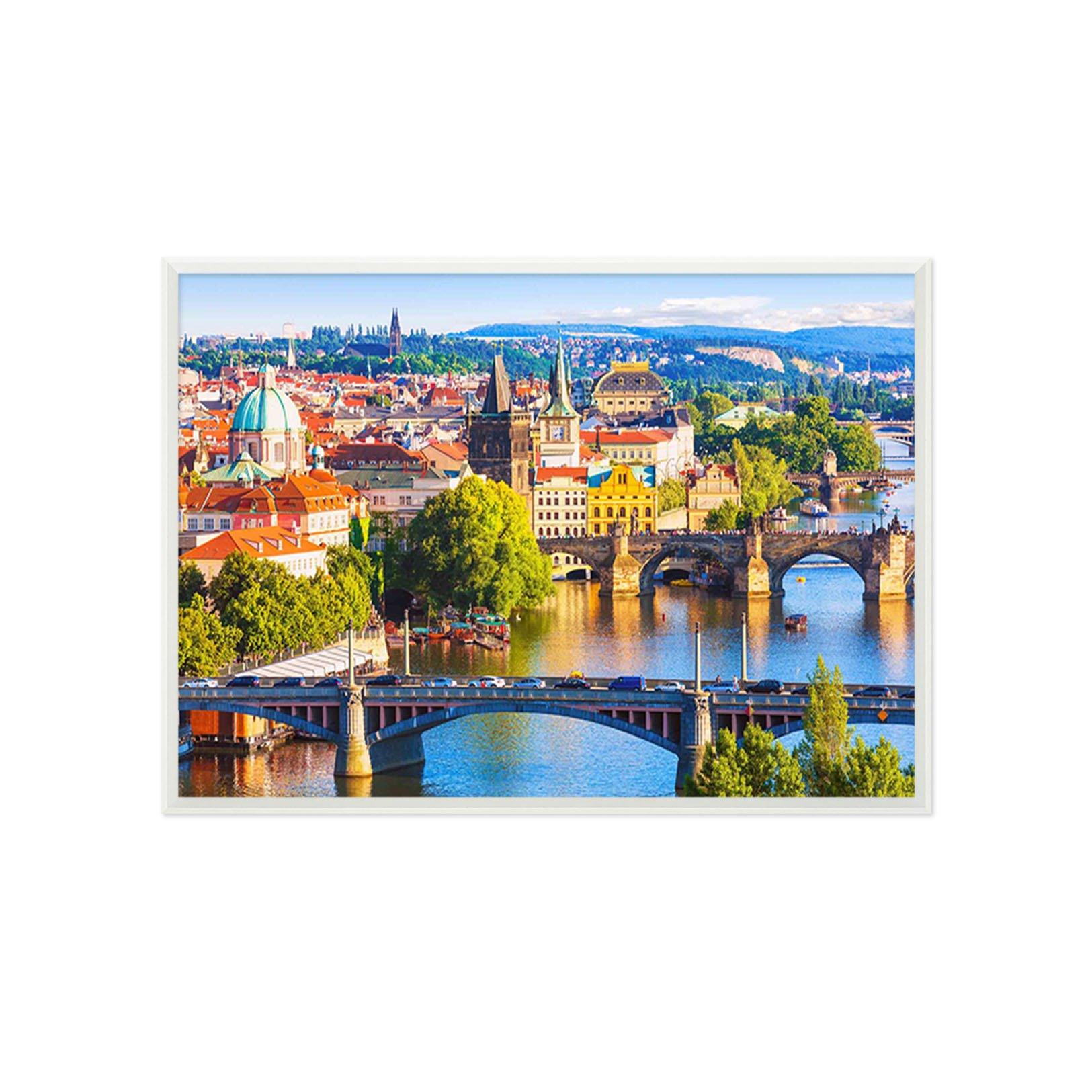 3D Beautiful City 157 Fake Framed Print Painting Wallpaper AJ Creativity Home