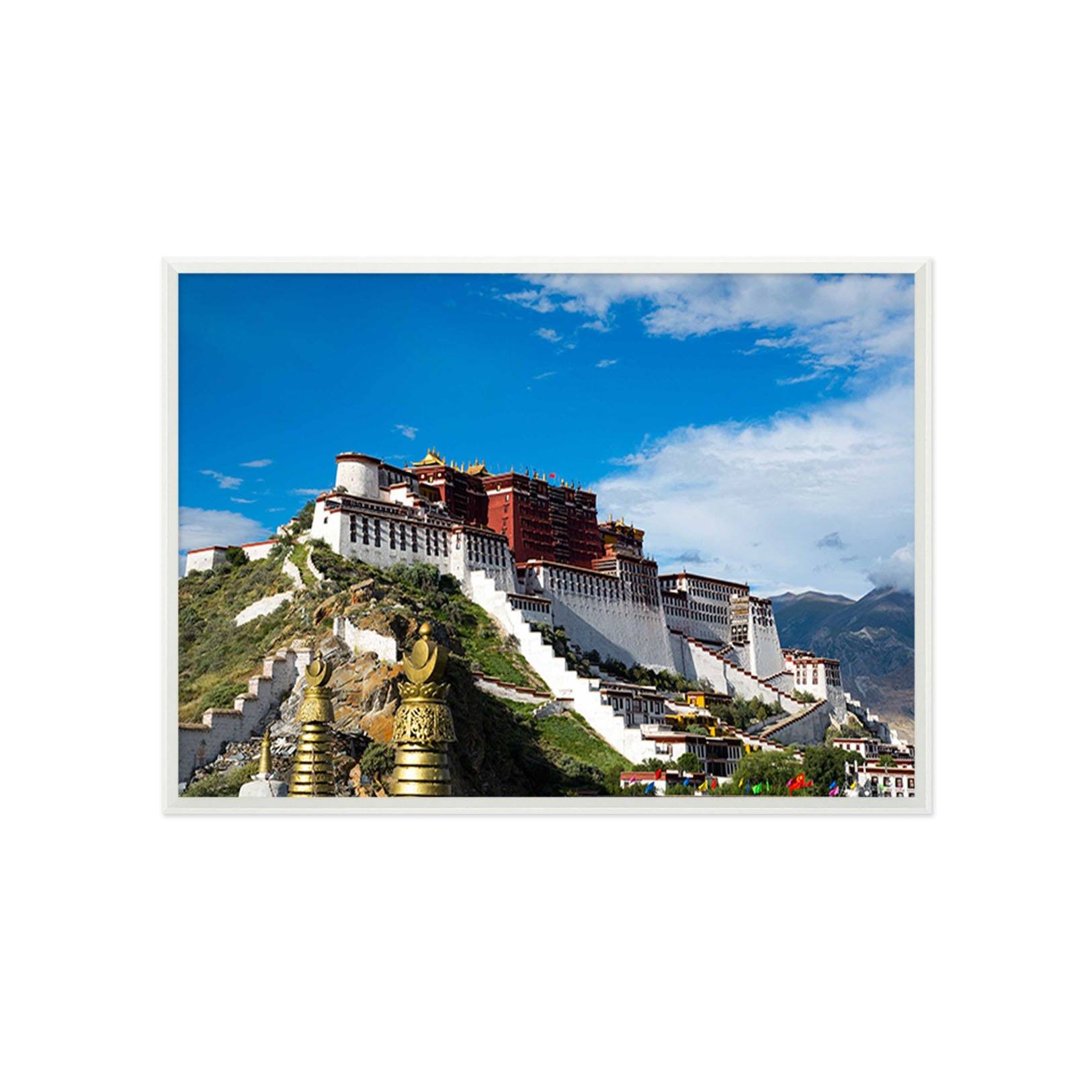 3D Above The Palace 188 Fake Framed Print Painting Wallpaper AJ Creativity Home