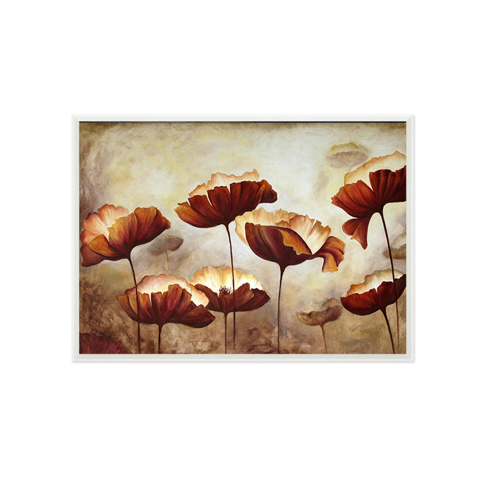 3D Blooming Flowers 190 Fake Framed Print Painting Wallpaper AJ Creativity Home