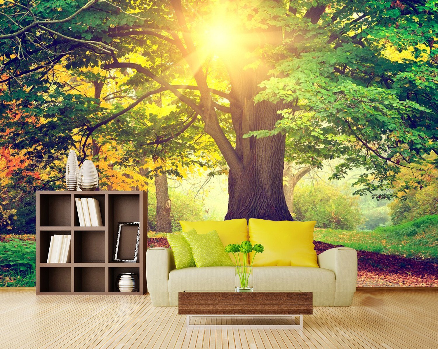 3D Sunshine Tree 55 Wallpaper AJ Wallpaper