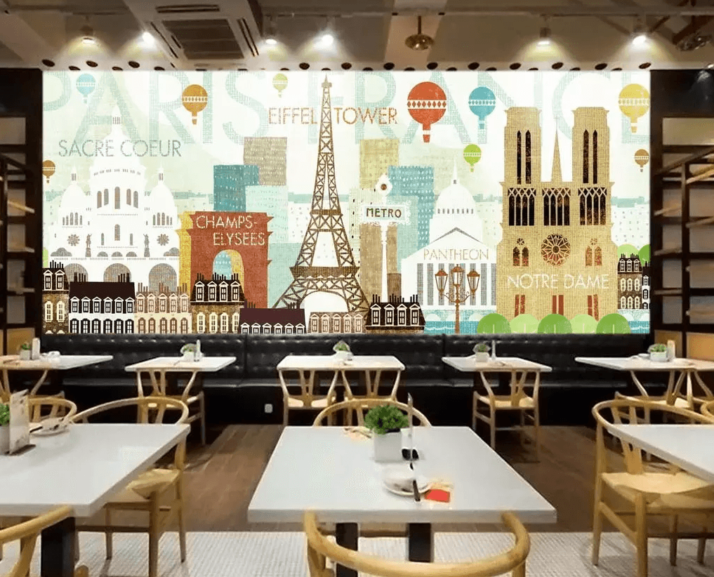 3D Graffiti Eiffel Tower 18 Wallpaper AJ Wallpaper 2