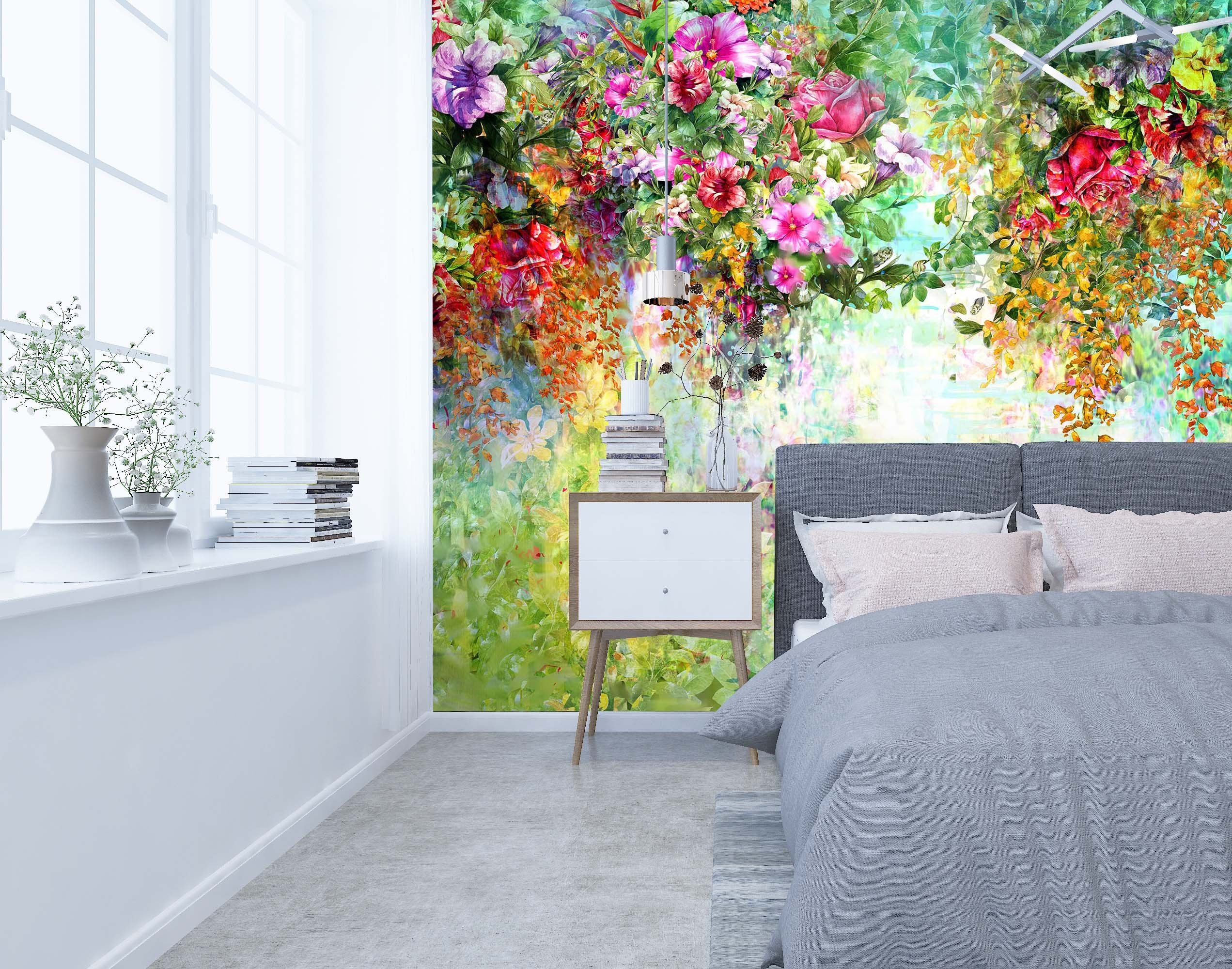 3D Bright Rose 133 Wall Murals Wallpaper AJ Wallpaper 2