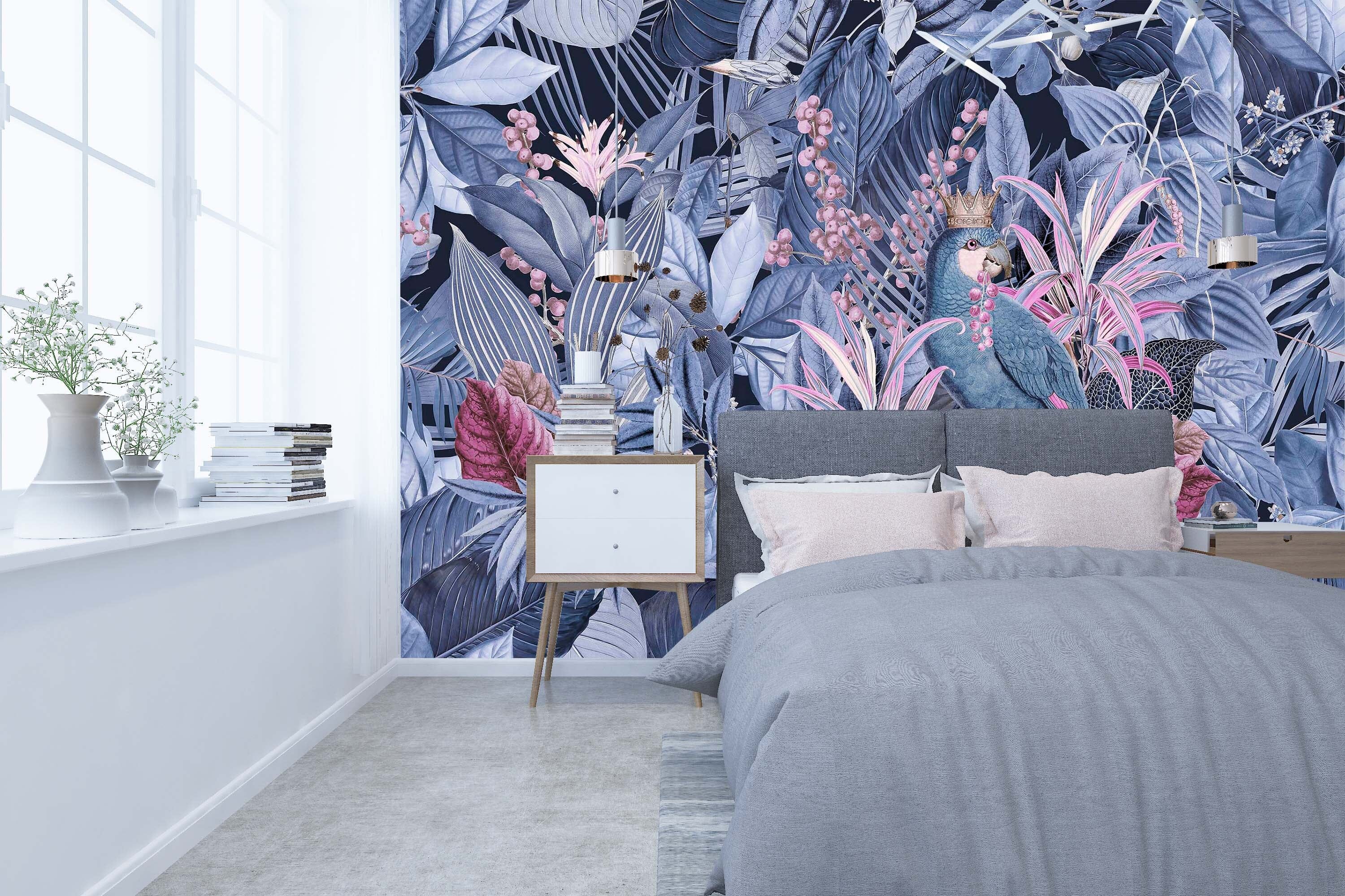 3D Purple Forest 1004 Andrea haase Wall Mural Wall Murals Wallpaper AJ Wallpaper 2