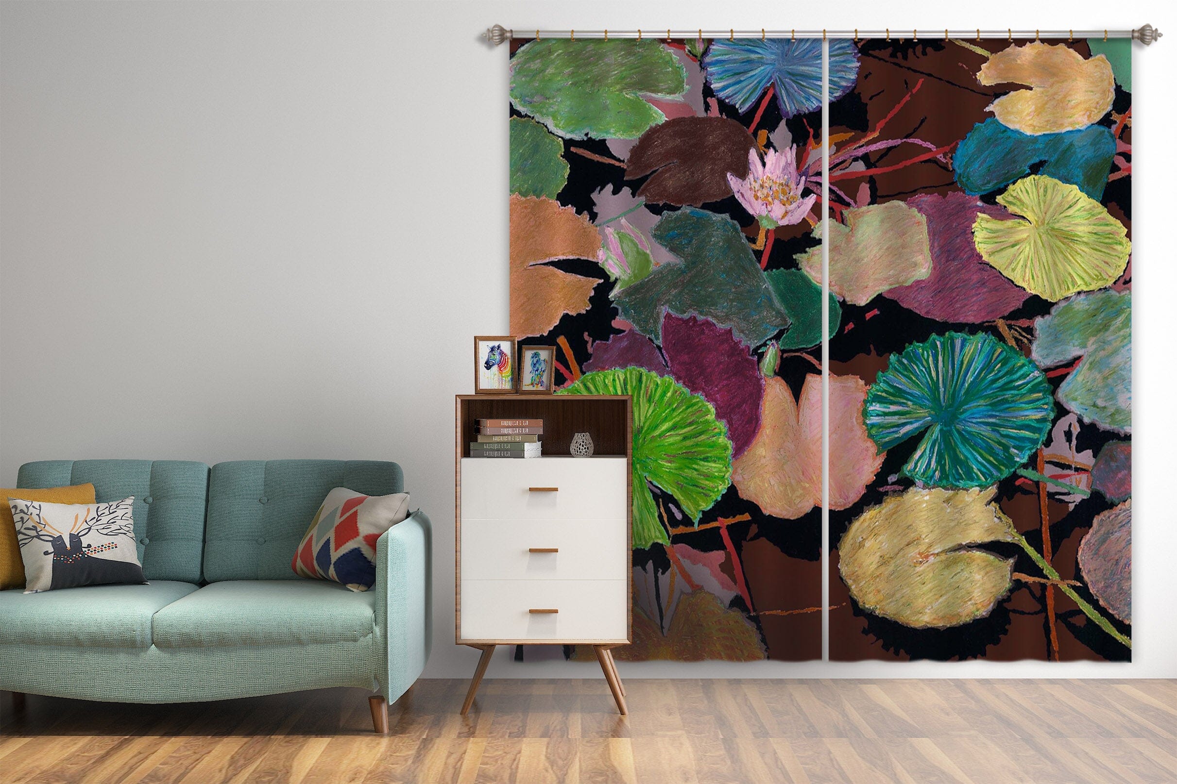 3D Summer Pool 230 Allan P. Friedlander Curtain Curtains Drapes Curtains AJ Creativity Home