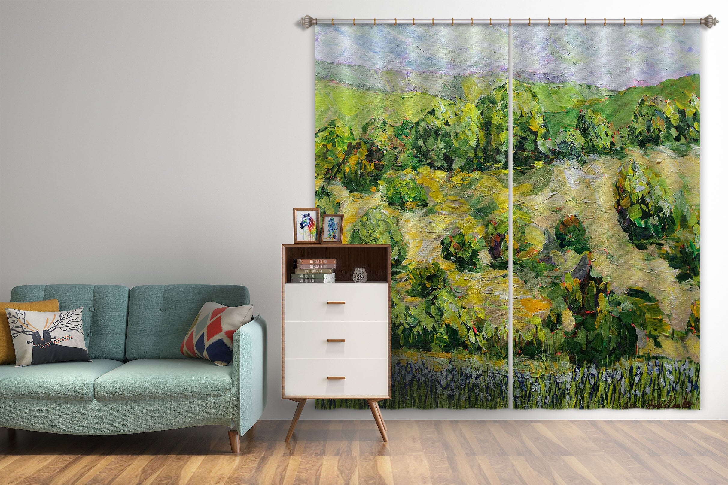 3D Little Tree 258 Allan P. Friedlander Curtain Curtains Drapes Curtains AJ Creativity Home