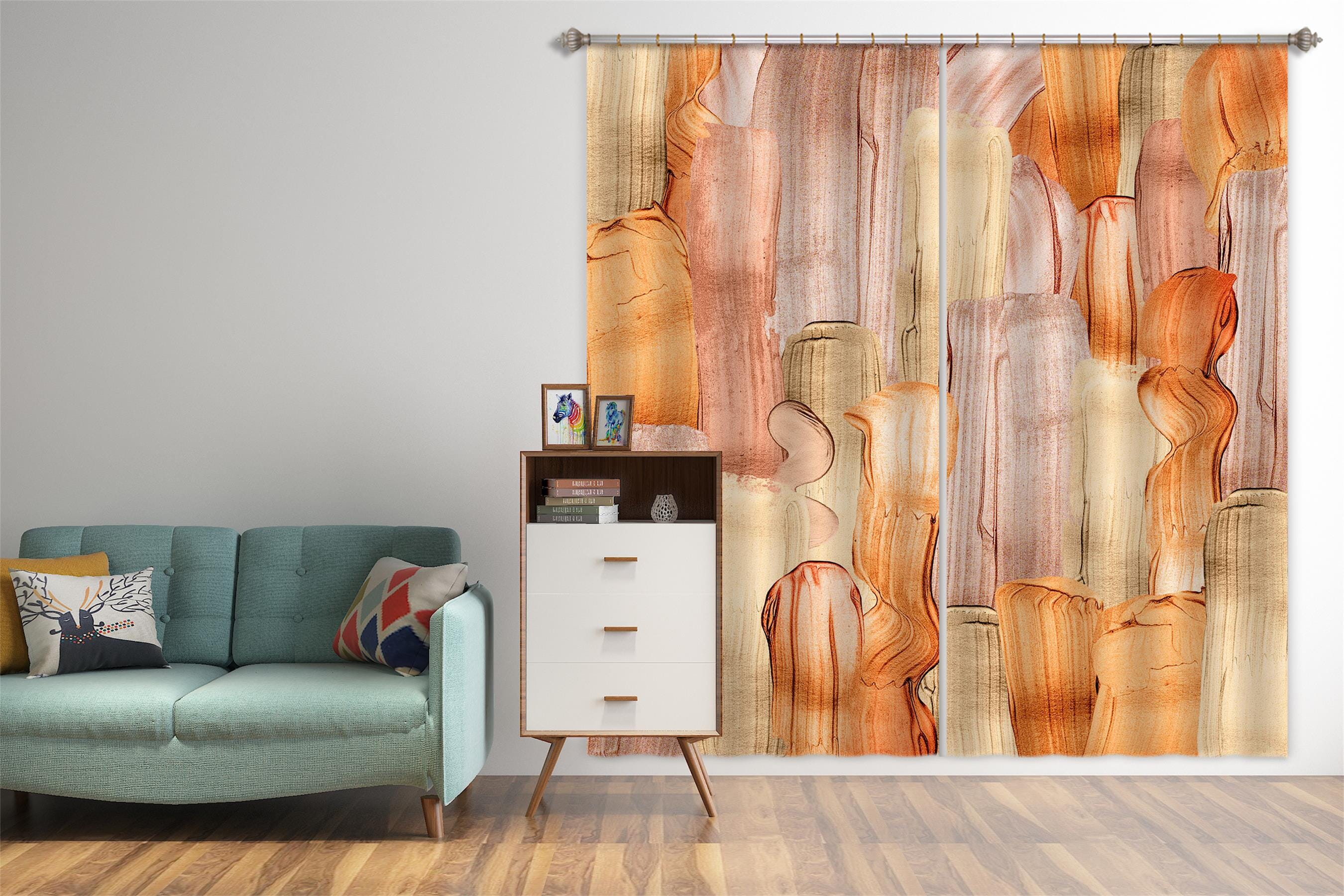3D Modern Painting 180 Uta Naumann Curtain Curtains Drapes Curtains AJ Creativity Home
