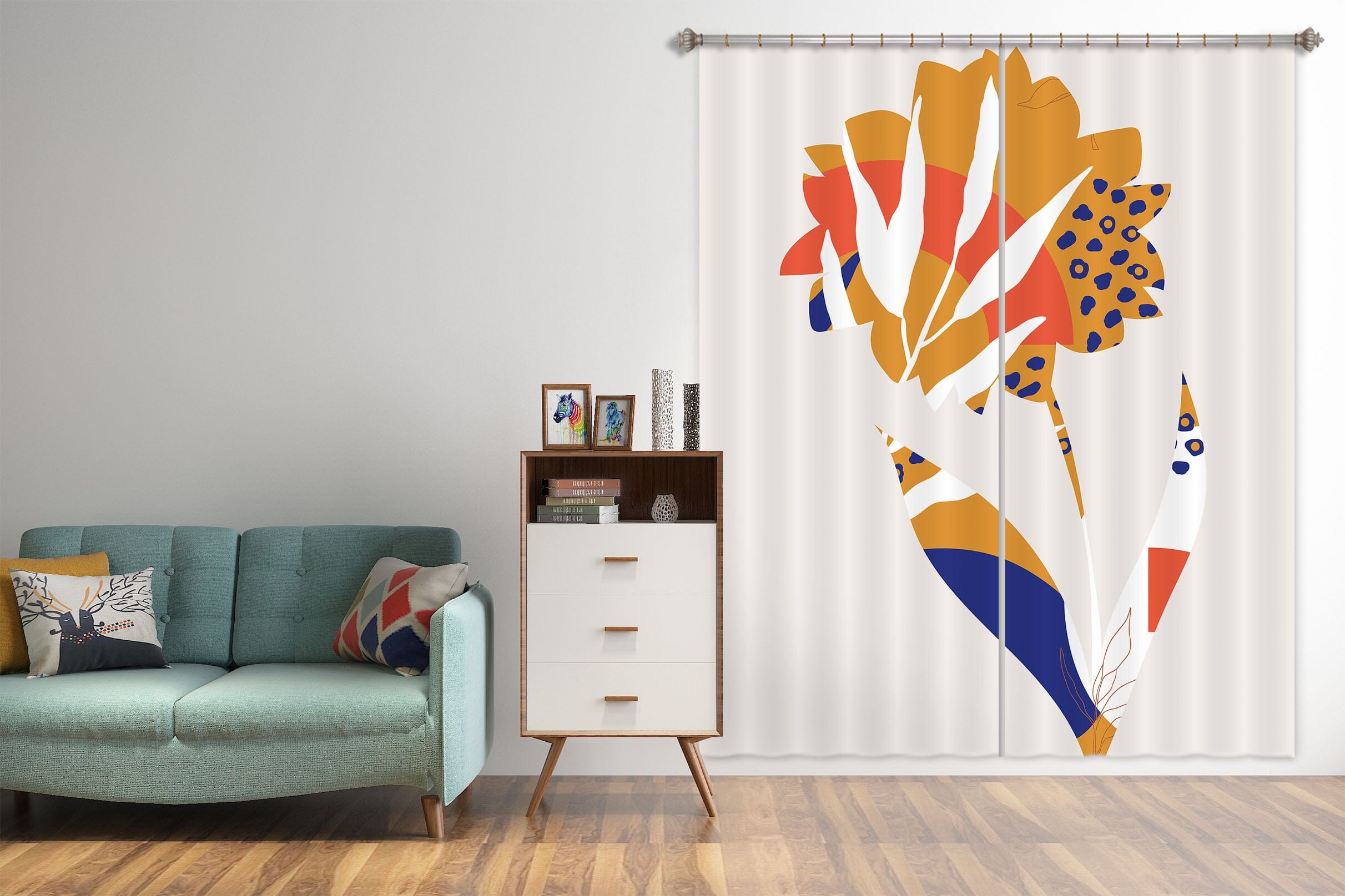 3D San Francisco 1105 Boris Draschoff Curtain Curtains Drapes Curtains AJ Creativity Home