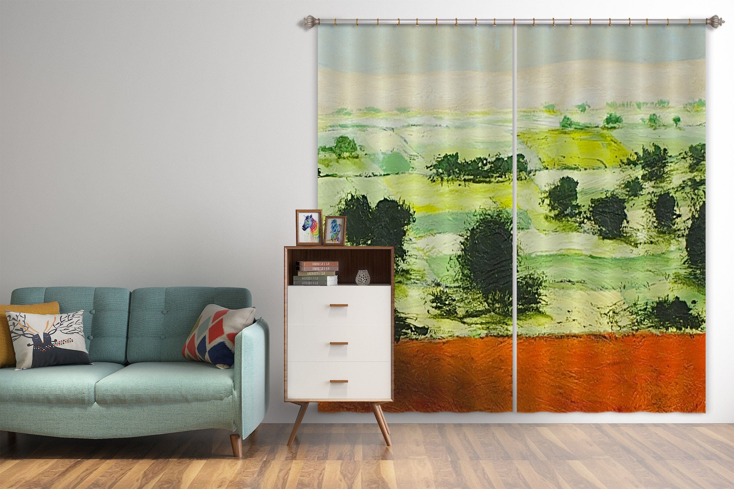 3D Morning Meadow 118 Allan P. Friedlander Curtain Curtains Drapes Curtains AJ Creativity Home