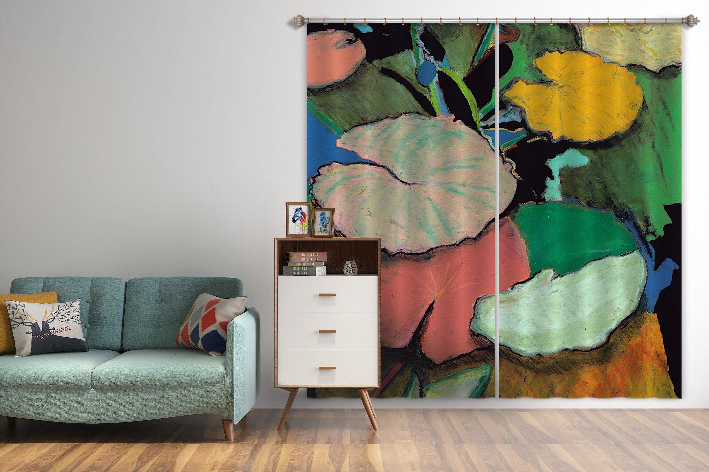 3D Windchime Spring 300 Allan P. Friedlander Curtain Curtains Drapes Curtains AJ Creativity Home