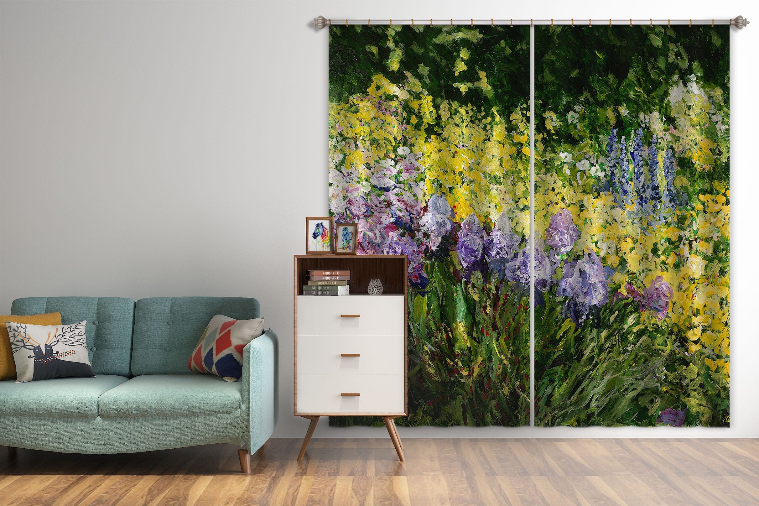 3D Wildflower Fragrance 116 Allan P. Friedlander Curtain Curtains Drapes Curtains AJ Creativity Home
