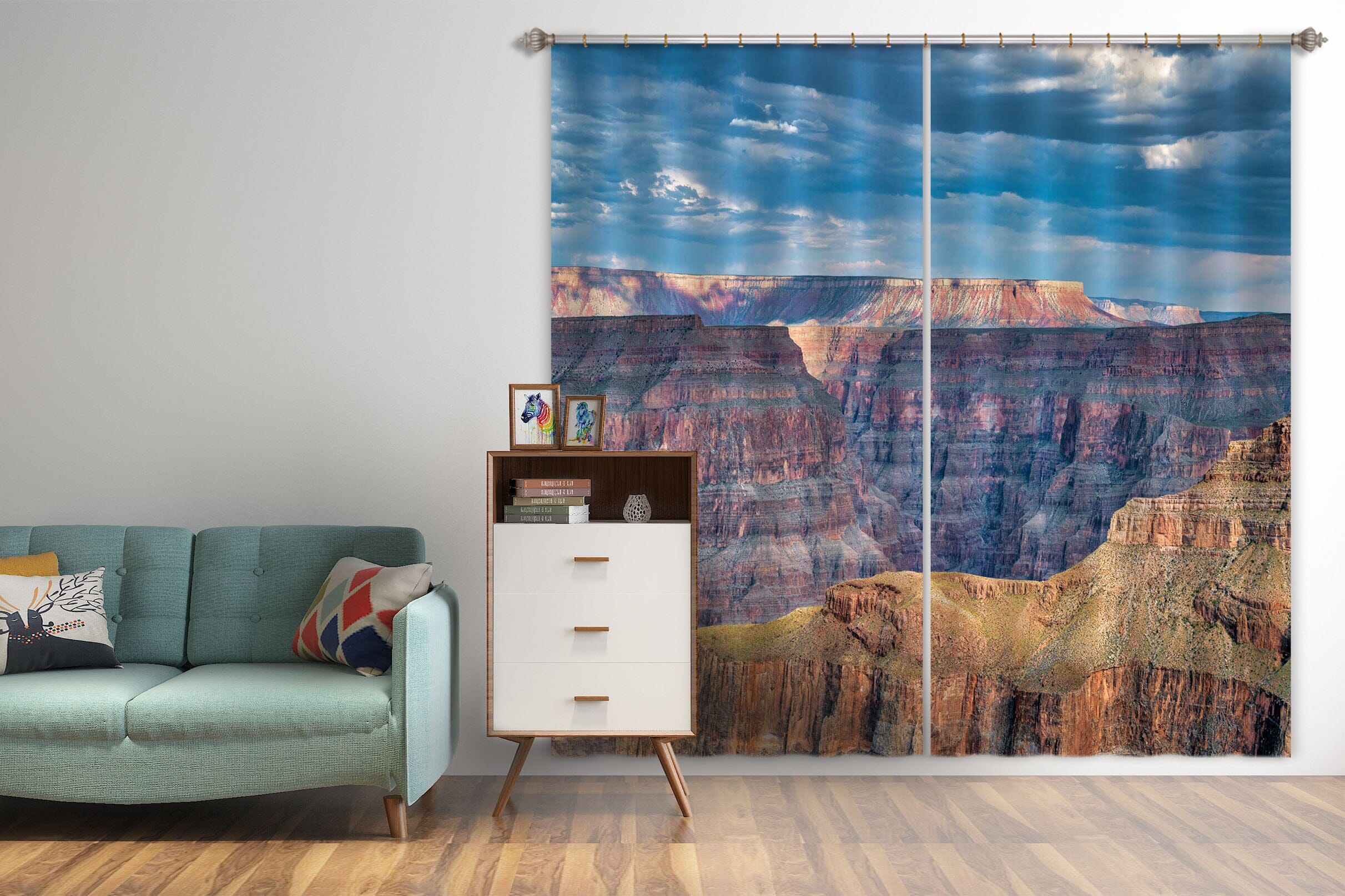 3D Big Mountain 186 Marco Carmassi Curtain Curtains Drapes Curtains AJ Creativity Home