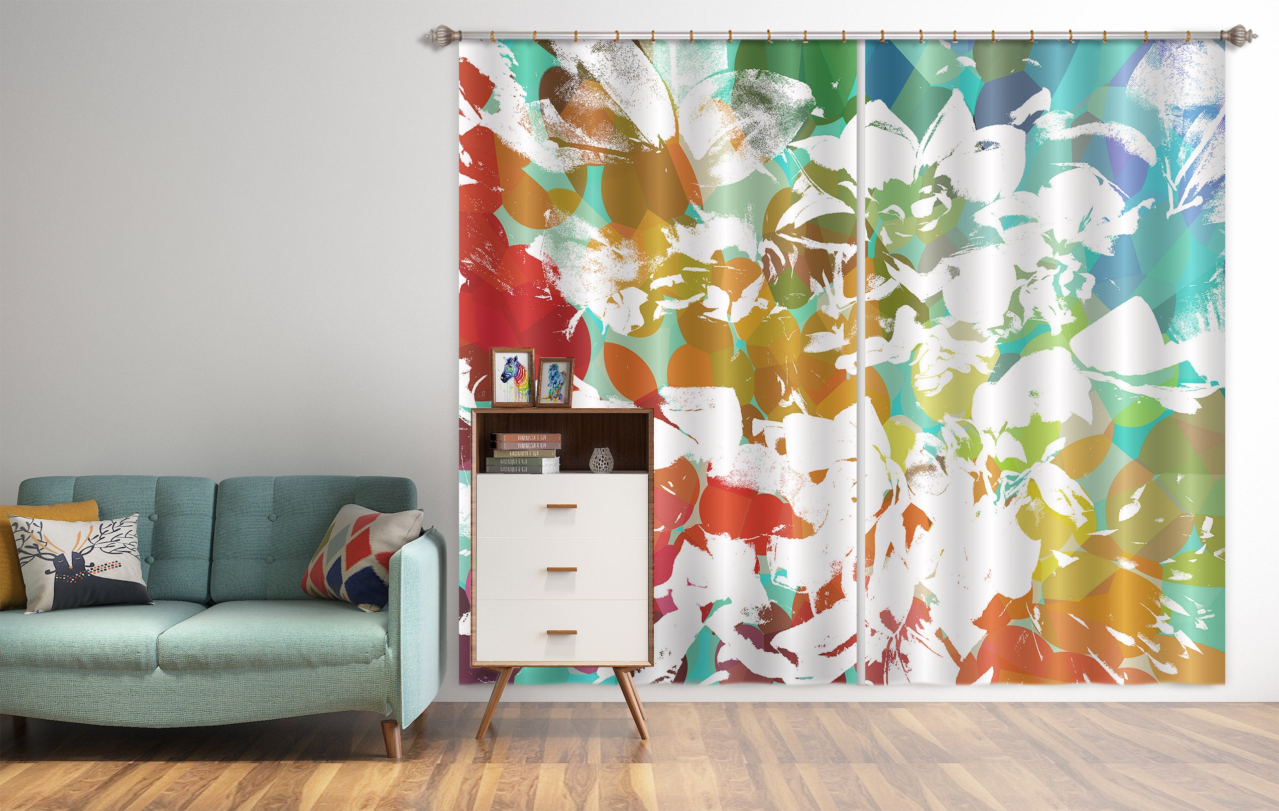 3D Color Pattern 19170 Shandra Smith Curtain Curtains Drapes