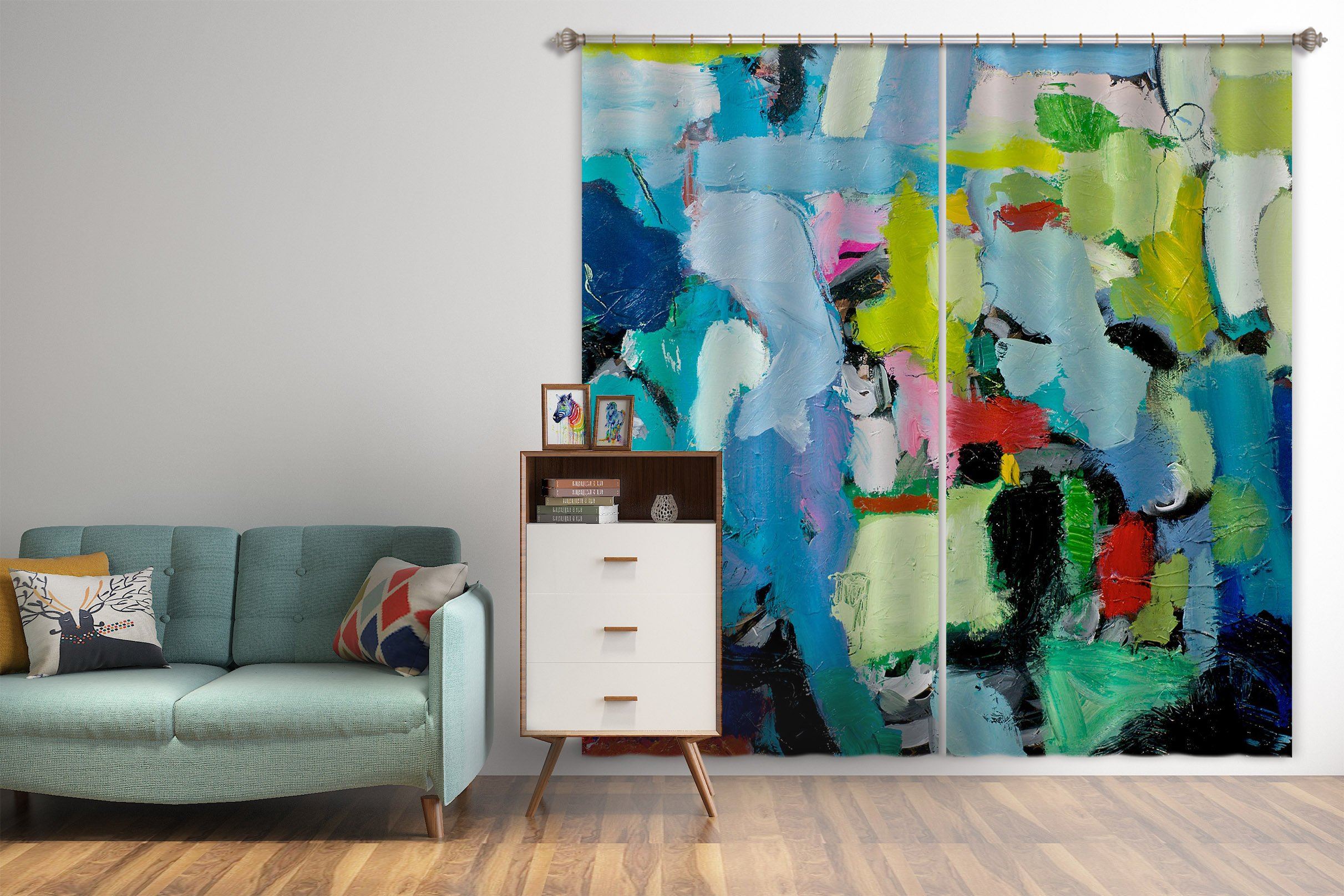 3D Abstract Art 174 Allan P. Friedlander Curtain Curtains Drapes Curtains AJ Creativity Home