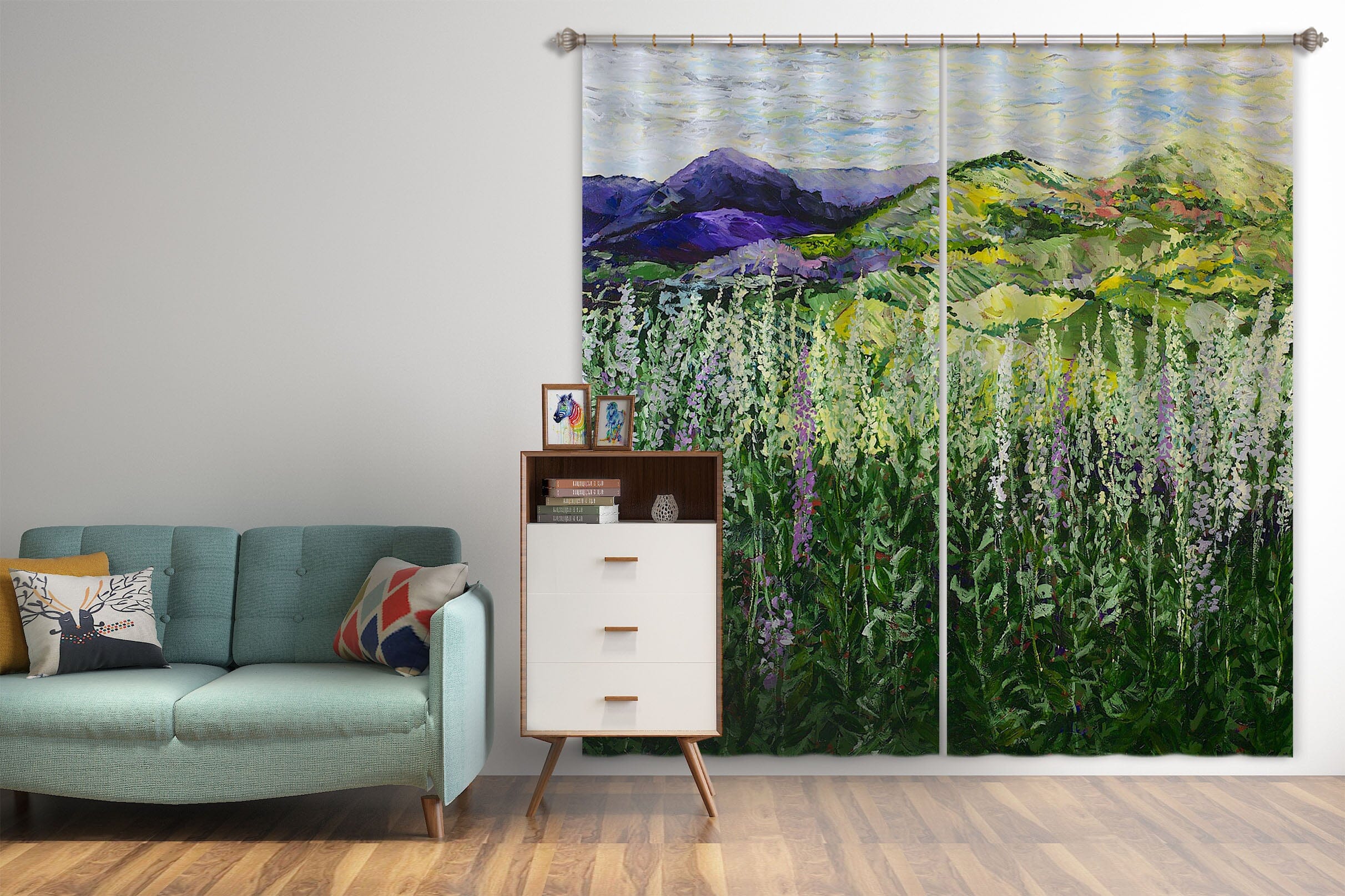 3D Gentle Shadows 147 Allan P. Friedlander Curtain Curtains Drapes Curtains AJ Creativity Home