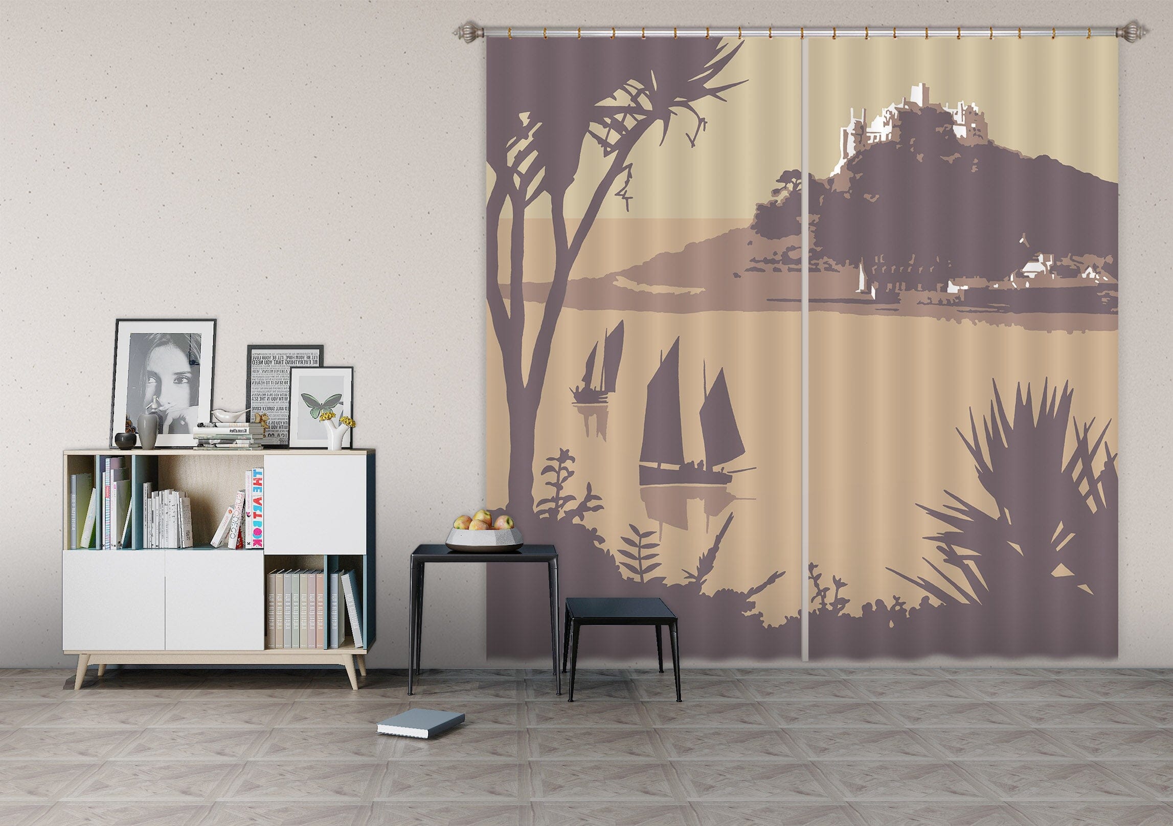 3D Marazion 118 Steve Read Curtain Curtains Drapes Curtains AJ Creativity Home