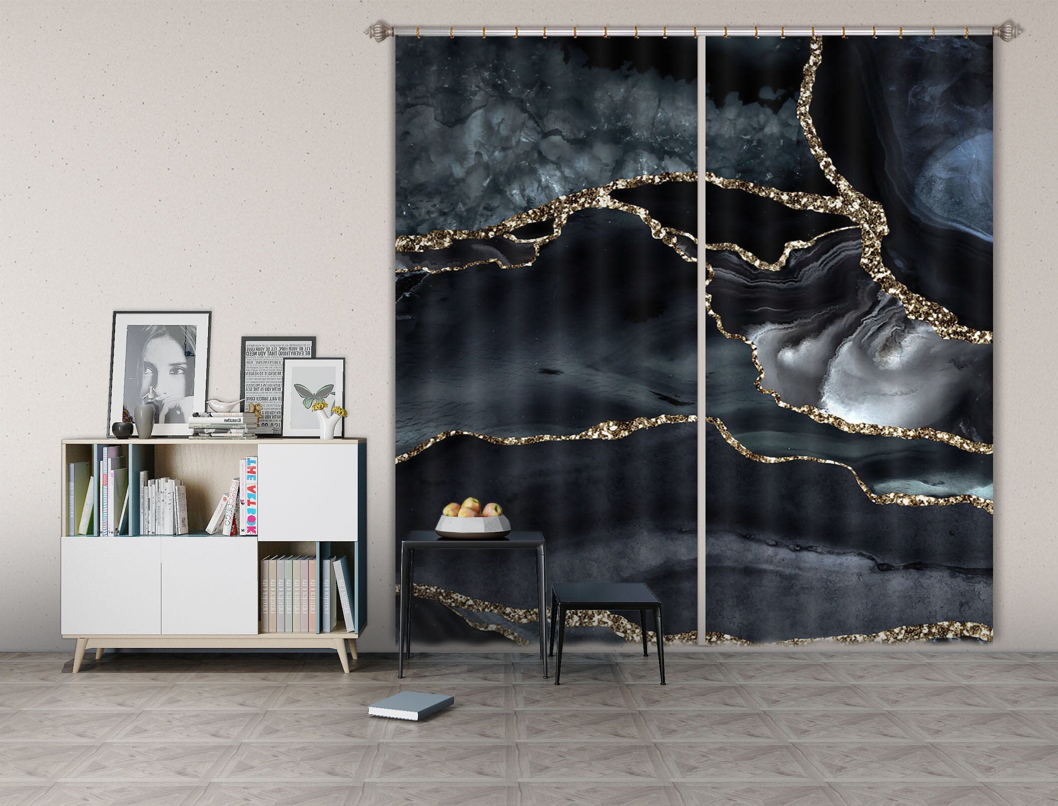 3D Marble Texture 179 Uta Naumann Curtain Curtains Drapes Curtains AJ Creativity Home