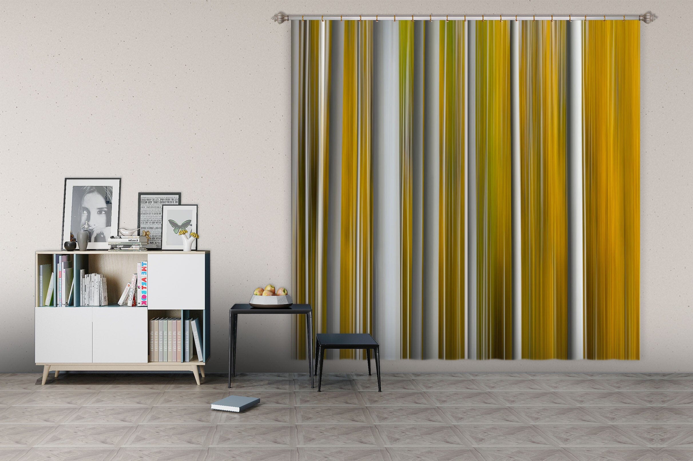 3D Colored Lines 147 Marco Carmassi Curtain Curtains Drapes Curtains AJ Creativity Home
