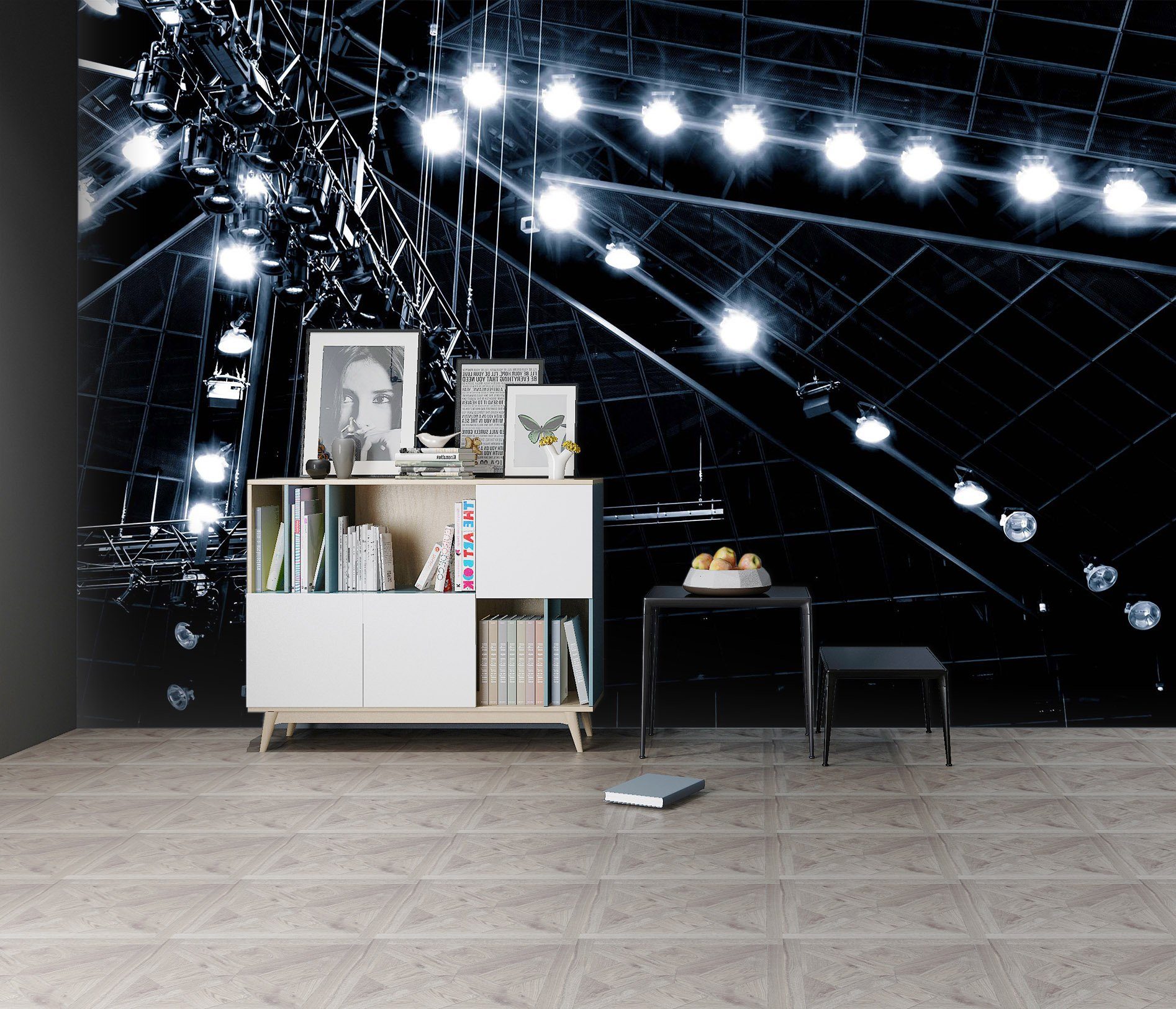 3D Bright Light 114 Noirblanc777 Wall Mural Wall Murals Wallpaper AJ Wallpaper 2