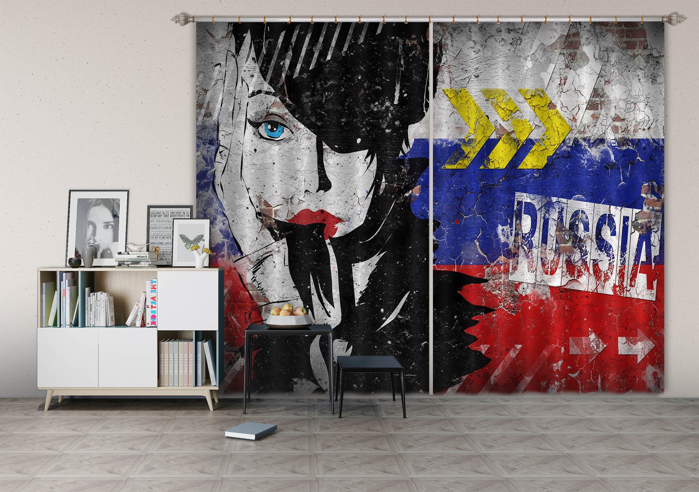 3D Playful Girl 770 Curtains Drapes Wallpaper AJ Wallpaper