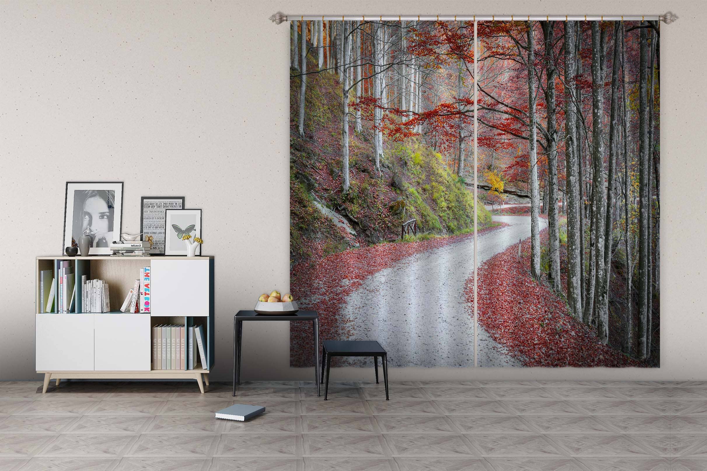 3D Maple Trail 175 Marco Carmassi Curtain Curtains Drapes Curtains AJ Creativity Home