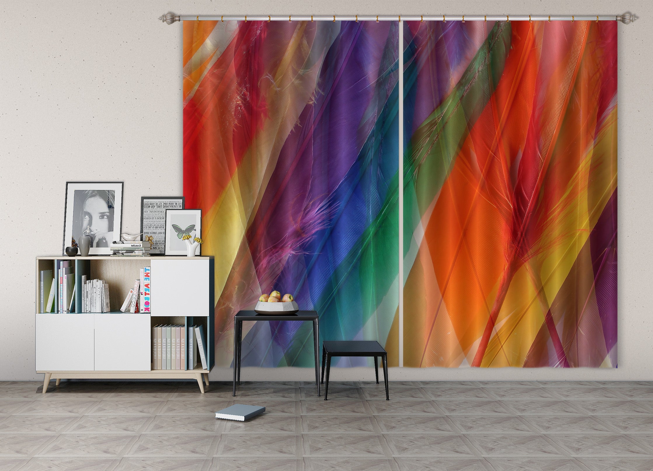 3D Feather 70070 Shandra Smith Curtain Curtains Drapes