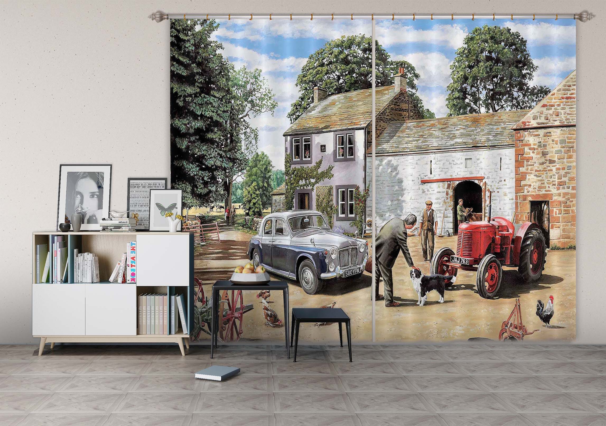 3D Greeting The Vet 066 Trevor Mitchell Curtain Curtains Drapes Curtains AJ Creativity Home