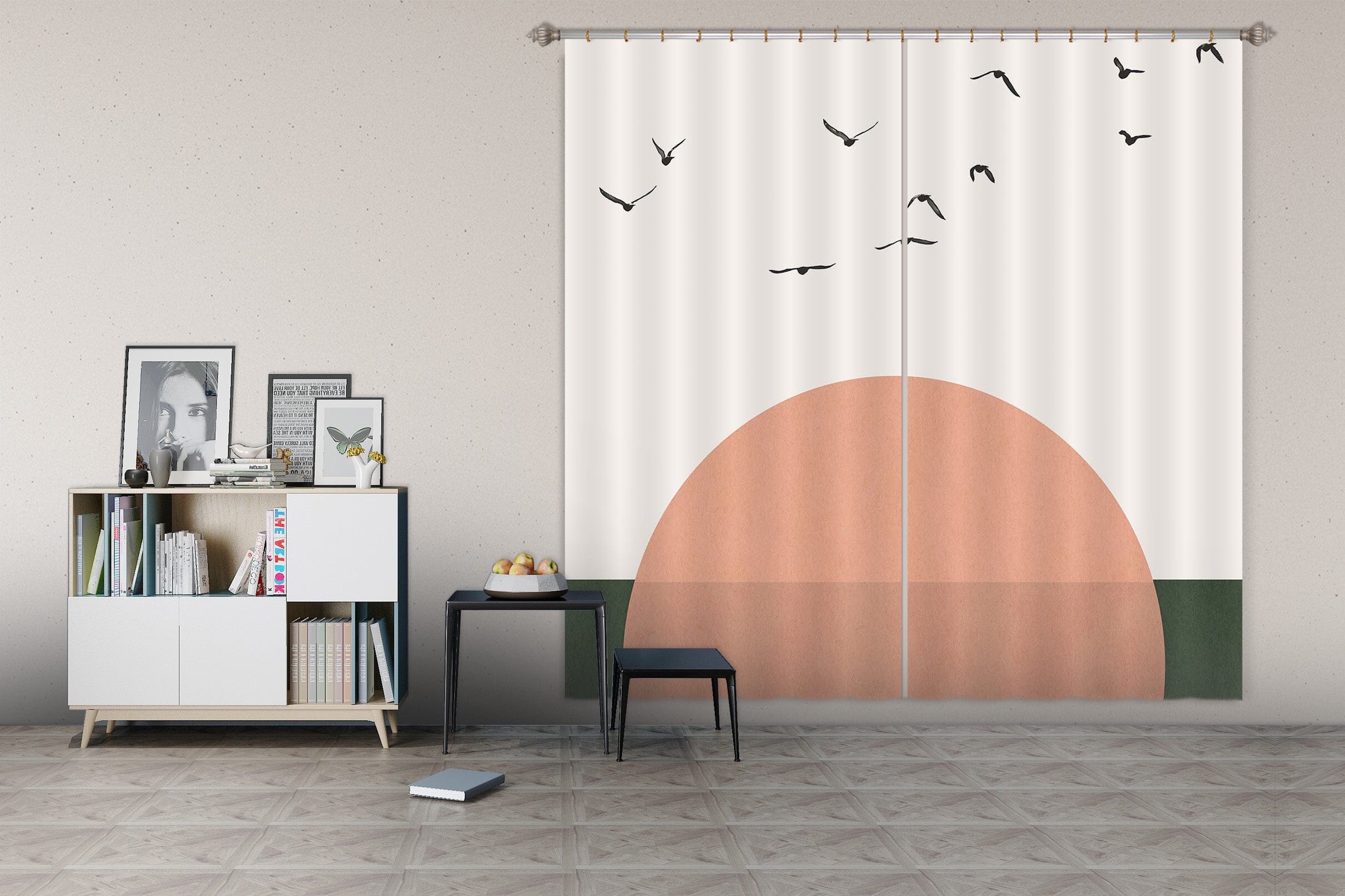 3D Rising 049 Boris Draschoff Curtain Curtains Drapes Curtains AJ Creativity Home