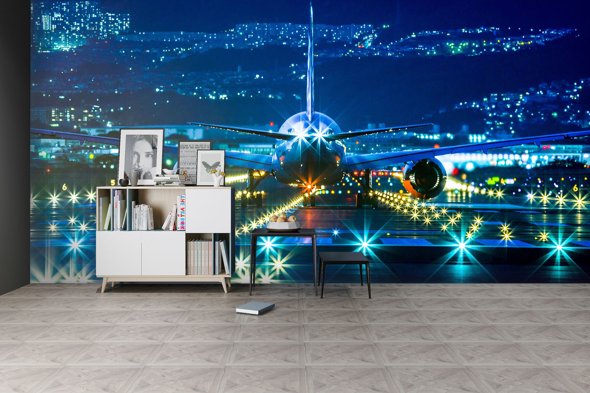 3D Lighting Airport 226 Vehicle Wall Murals
