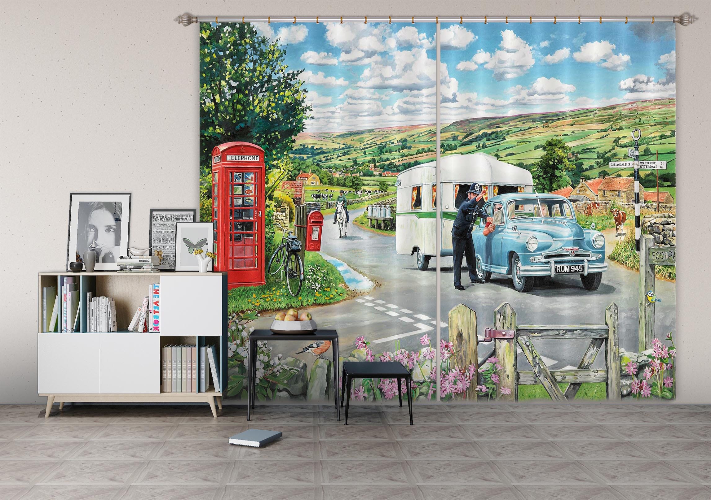 3D Directions 060 Trevor Mitchell Curtain Curtains Drapes Curtains AJ Creativity Home