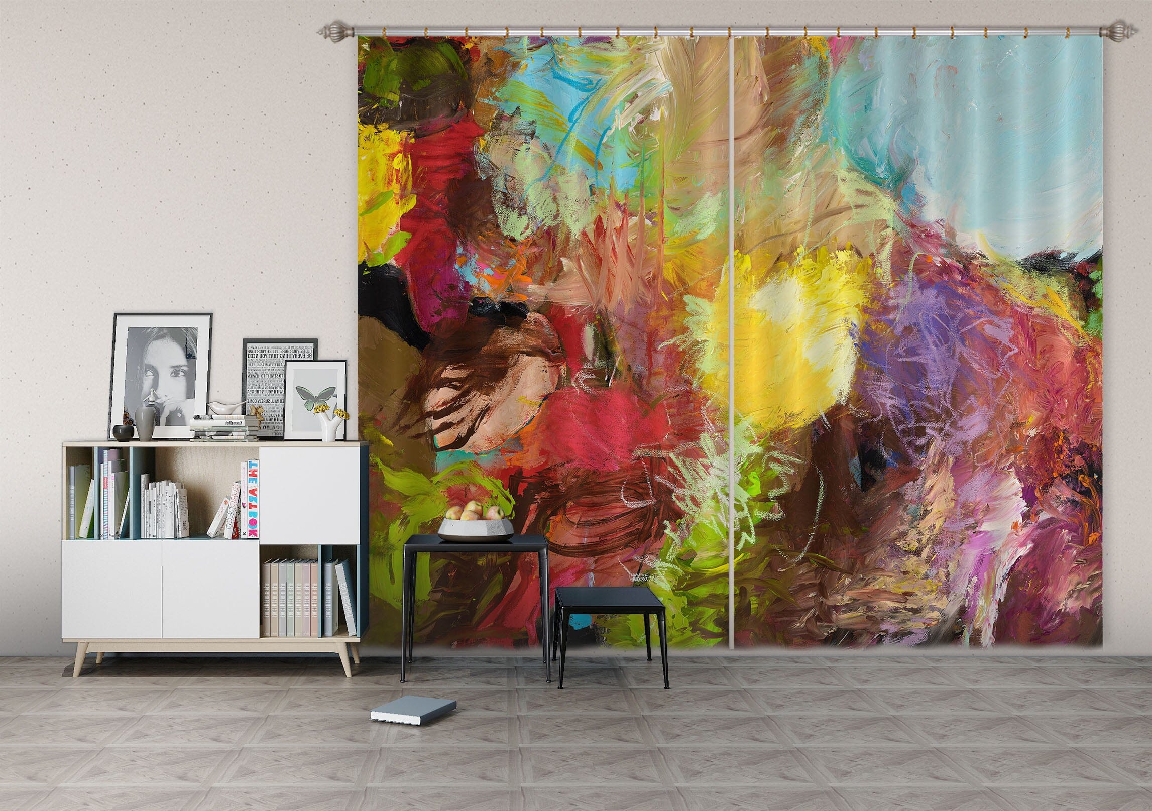 3D Beautiful Color 117 Allan P. Friedlander Curtain Curtains Drapes Curtains AJ Creativity Home