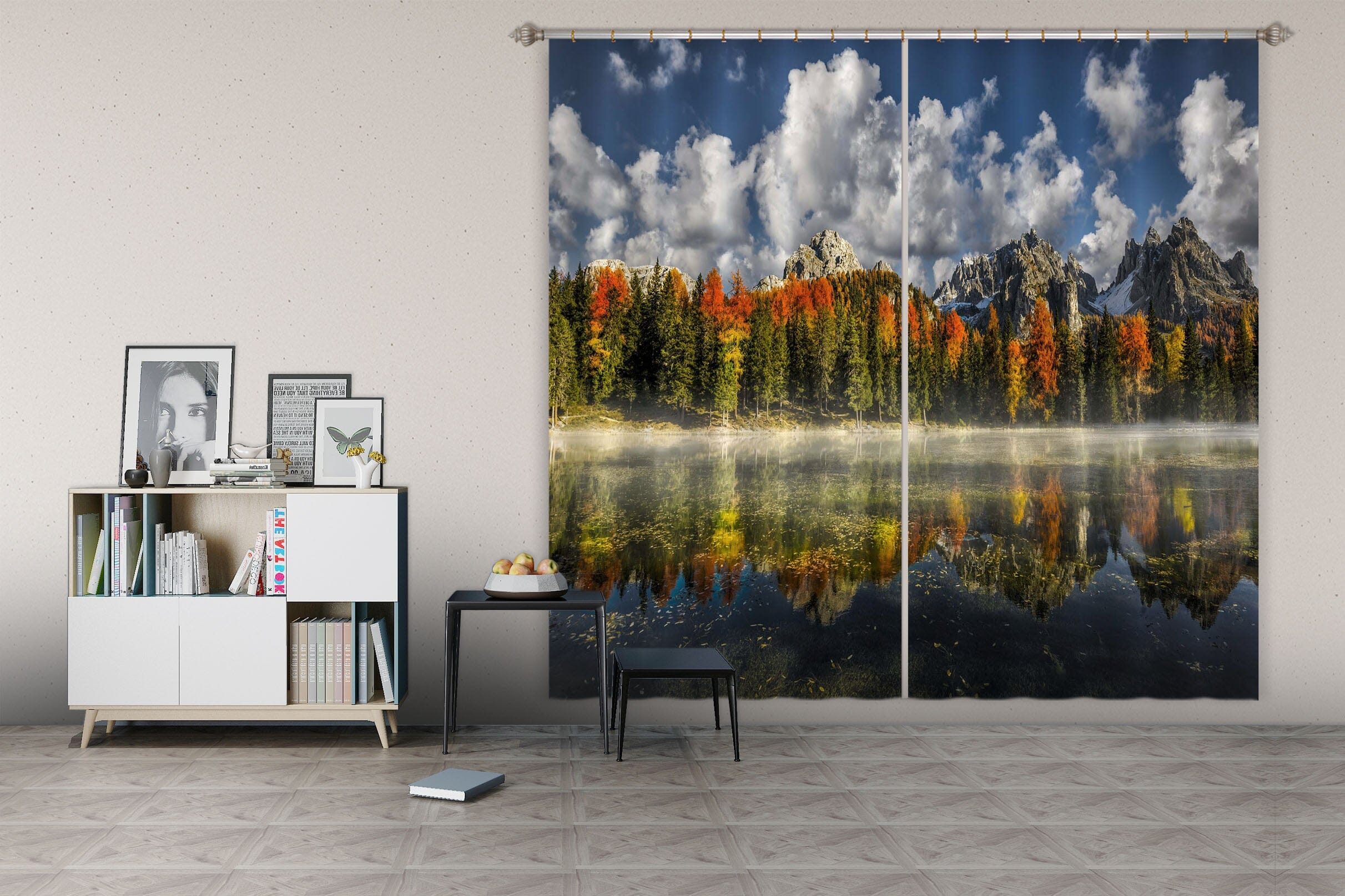 3D Valley River 135 Marco Carmassi Curtain Curtains Drapes Curtains AJ Creativity Home