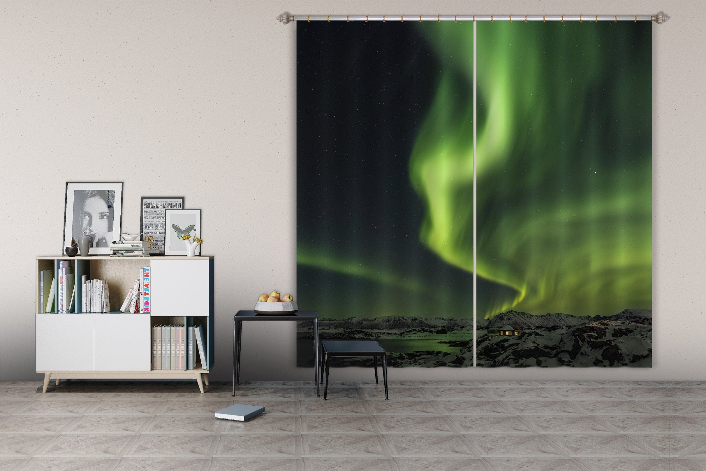 3D Green Light 120 Marco Carmassi Curtain Curtains Drapes Curtains AJ Creativity Home